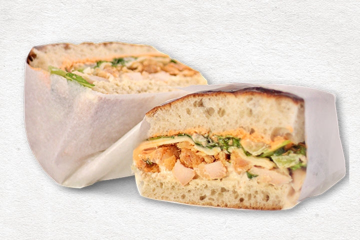 Сэндвич с курицей фри